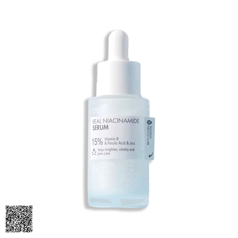 TInh Chất Neogen Dermalogy Real Niacinamide Firming Serum 15% Niacinamide Sinh Học Kiềm Dầu Giảm Mụn Dưỡng Sáng Da 30ml từ Hàn Quốc