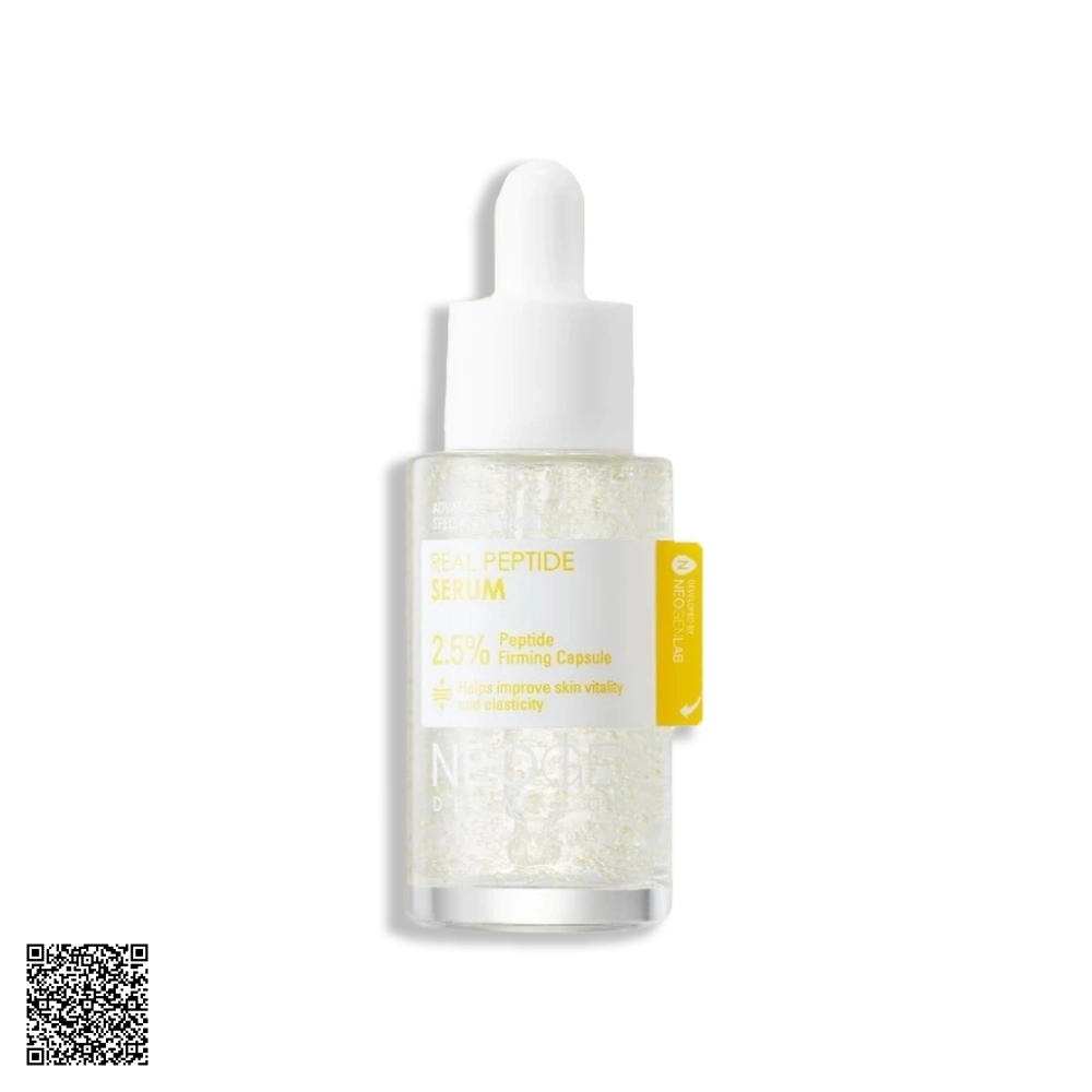 Tinh Chất Neogen Dermalogy Real Peptide Serum Phục Hồi Trẻ Hoá Da 2,5% Peptide Sinh Học 30ml từ Hàn Quốc