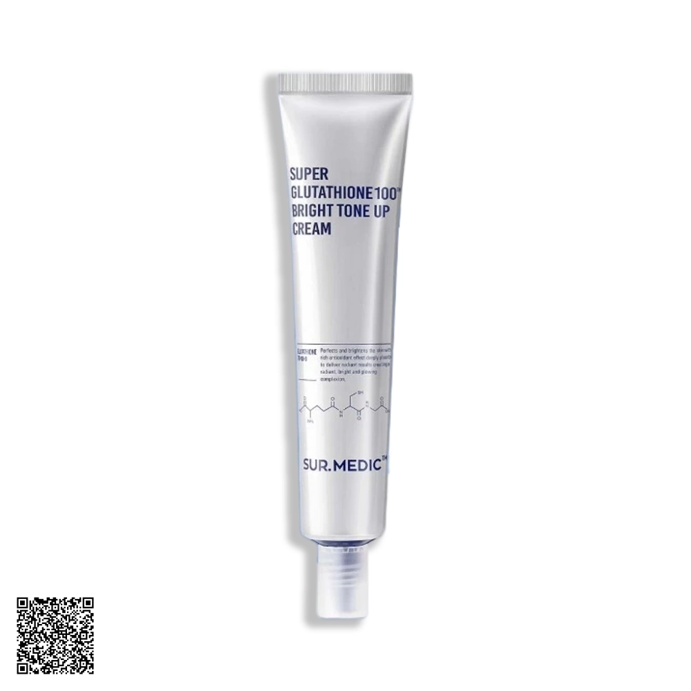 Kem Dưỡng SUR.MEDIC Super Glutathione 100TM Bright Tone Up Cream Nâng Tông Trắng Da 40ml từ Hàn Quốc