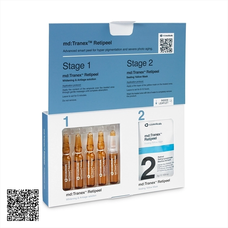 md:ceuticals md:Tranex Retipeel Bộ Peel Thay Da Gồm 3 Sản Phẩm Chuyên Nghiệp Từ Anh