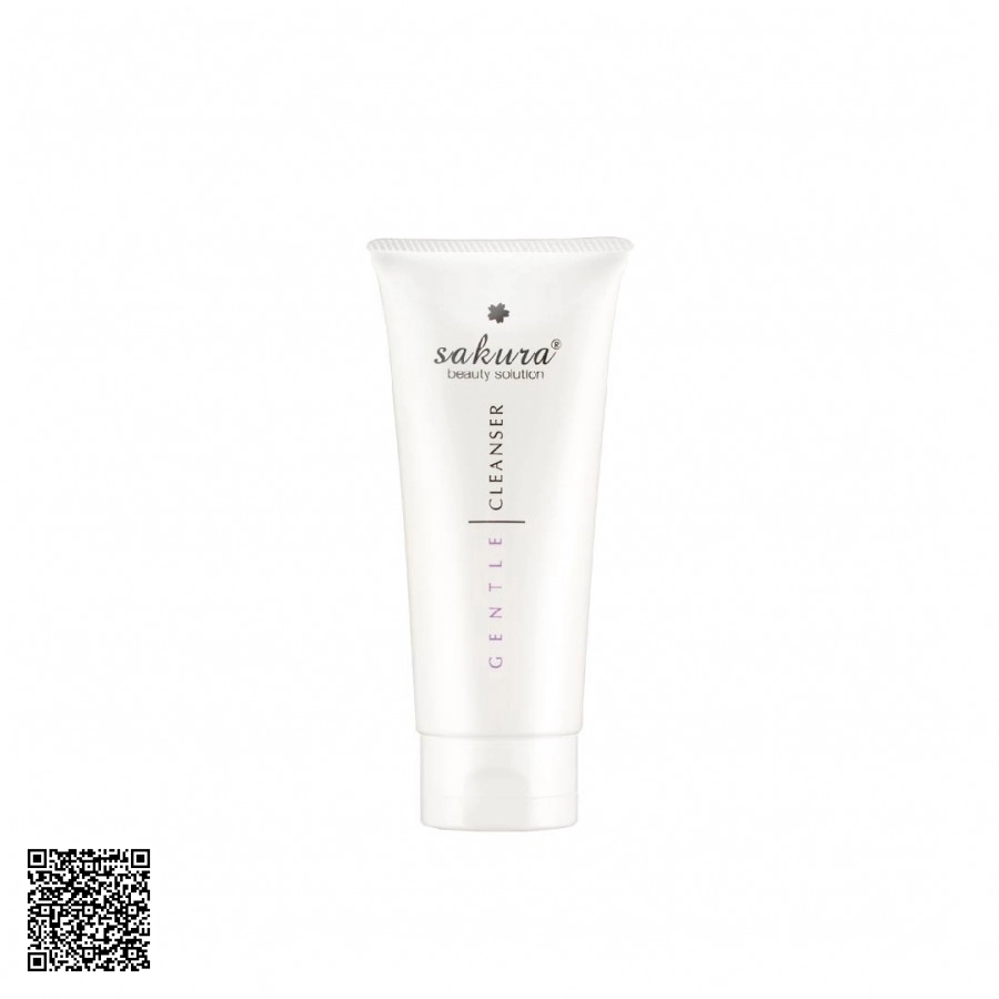 Sữa Rửa Mặt Sakura Gentle Cleanser Làm Sạch Dịu Nhẹ Cho Da Nhạy Cảm 100ml Từ Nhật Bản