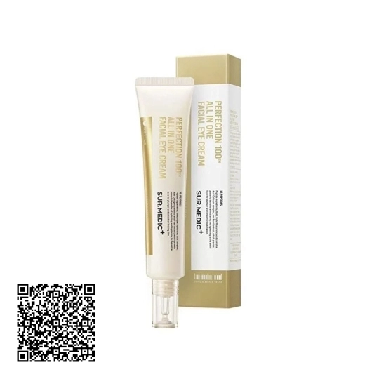 Kem Dưỡng Mắt SUR.MEDIC+ Perfection 100TM All In One Facial Eye Cream Giảm Nếp Nhăn, Ngăn Lão Hóa 35ml Từ Hàn Quốc