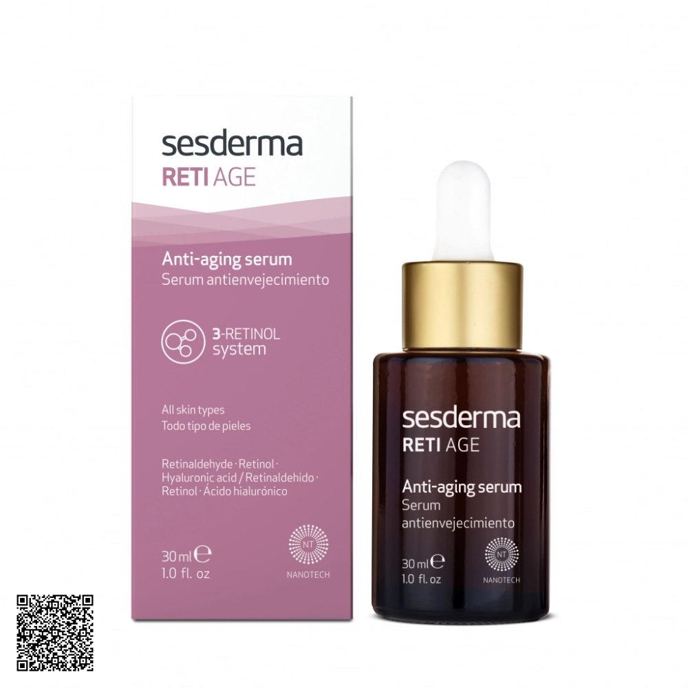 Tinh Chất Sesderma Reti Age Anti-Aging Giảm Nếp Nhăn Và Hỗ Trợ Ngừa Lão Hóa Reti Age 30ml Từ Tây Ban Nha