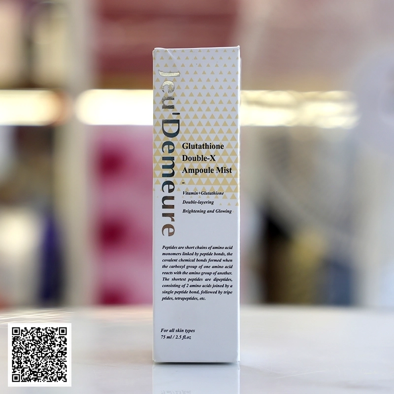 Toner Xịt JeuDemeure Glutathione DoubleX Ampoule Mist Dưỡng Ẩm Sáng Da Từ Hàn Quốc 75ml