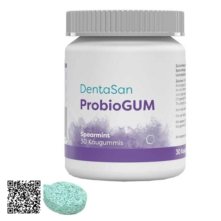 Viên Nhai Lợi Khuẩn Dentasan ProbioGUM Hộp 30 Viên Từ Đức