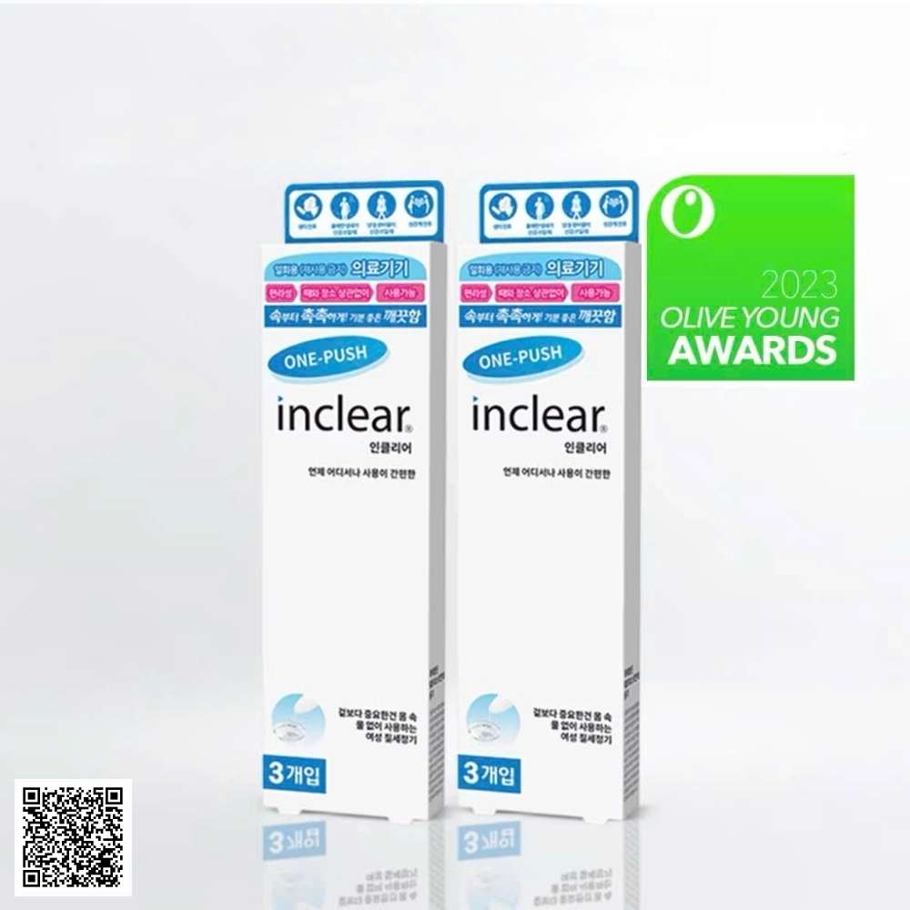 Dung Dịch Vệ Sinh Phụ Nữ Inclear Từ Nhật Bản 3 Ống/ Hộp