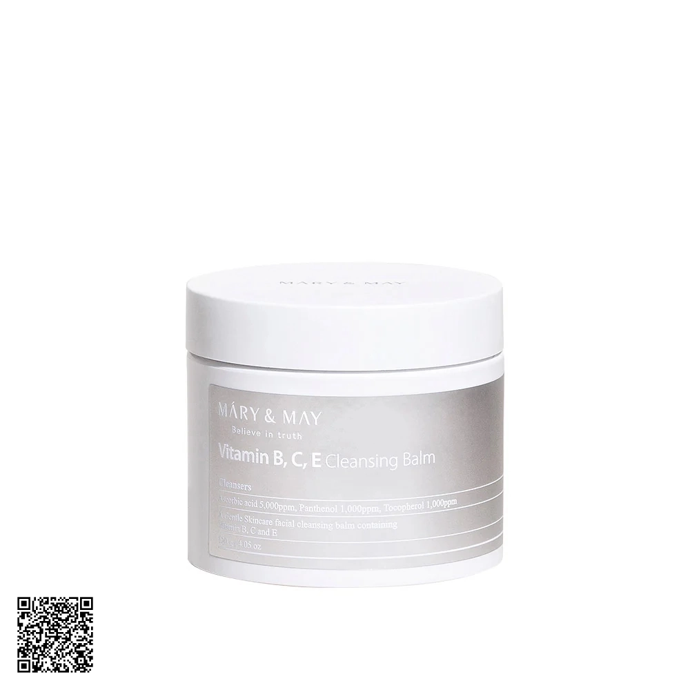 Sáp Tẩy Trang Mary&May Vitamin B, C, E Cleansing Balm Hàn Quốc 120g