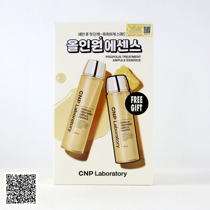CNP Laboratory Propolis Treatment Ampule Essence Nước Thần Keo Ong Hàn Quốc Hộp 2 Chai 100ml & 150ml