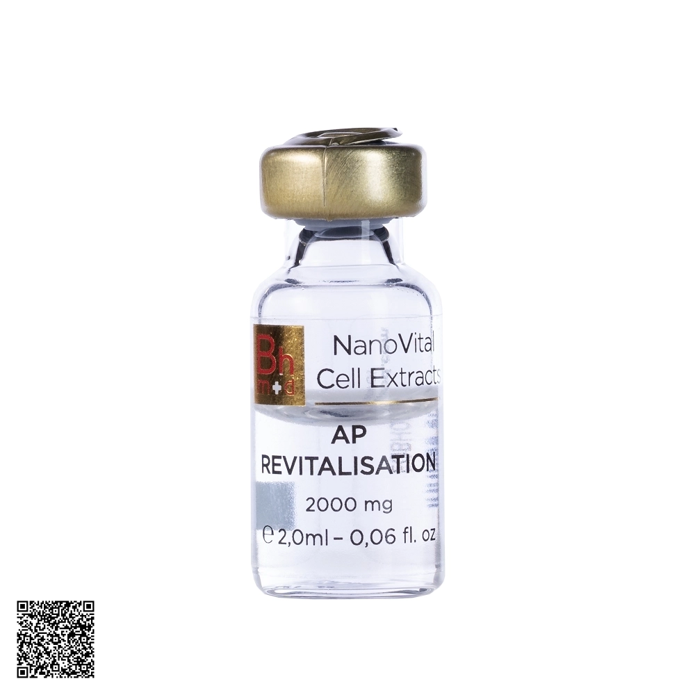 Tinh Chất Tế Bào Bhmed NanoVital Extracts AP Revitalisation Placenta + Mesenchyme Trẻ Hóa Từ Thụy Sĩ Hộp 2,5ml x 20 Ống
