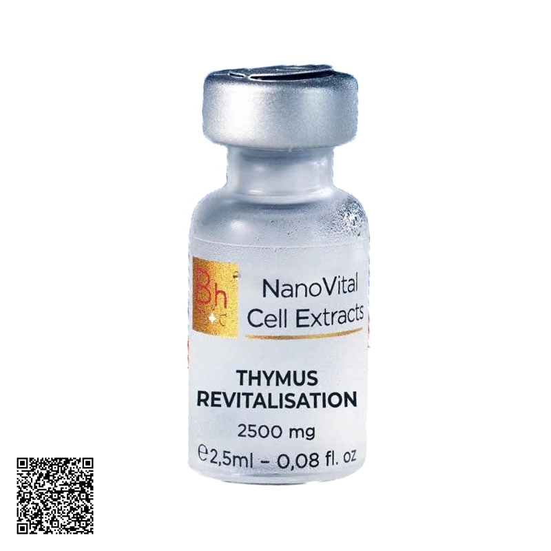 Tinh Chất Tế Bào Bhmed NanoVital Extracts Thymus Revitalisation Tuyến Ức Tăng Đề Kháng Từ Thụy Sĩ Hộp 2,5ml x 20 Ống