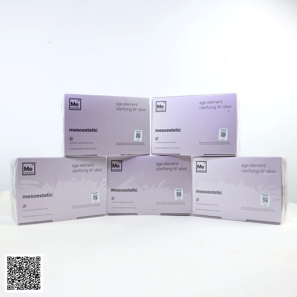 Liệu Trình Nước Uống Mesoestetic Age Element Firming Elixir Bổ Sung Collagen Trẻ Hóa Da Từ Tây Ban Nha Hộp 30ml x 6 Chai x 5 Hộp