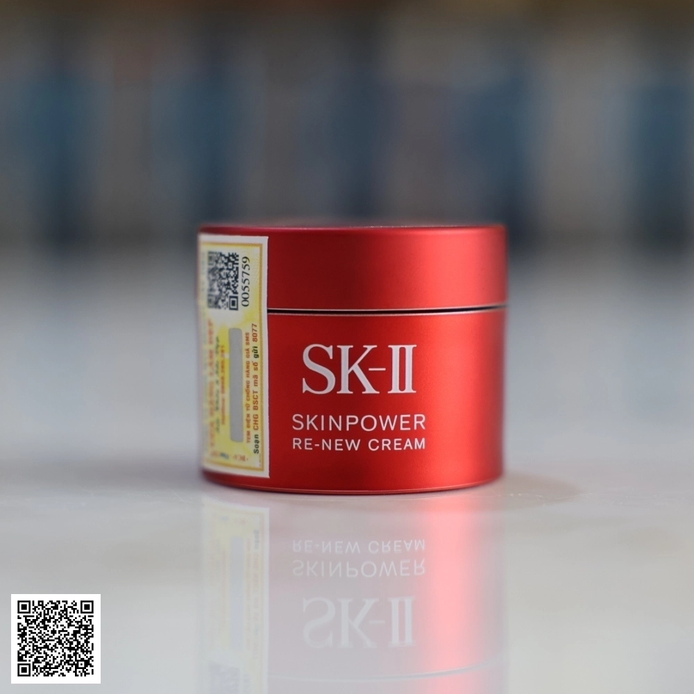 SK-II Skinpower Re-new Cream Mini Kem Dưỡng SK-II Từ Nhật Bản 15g