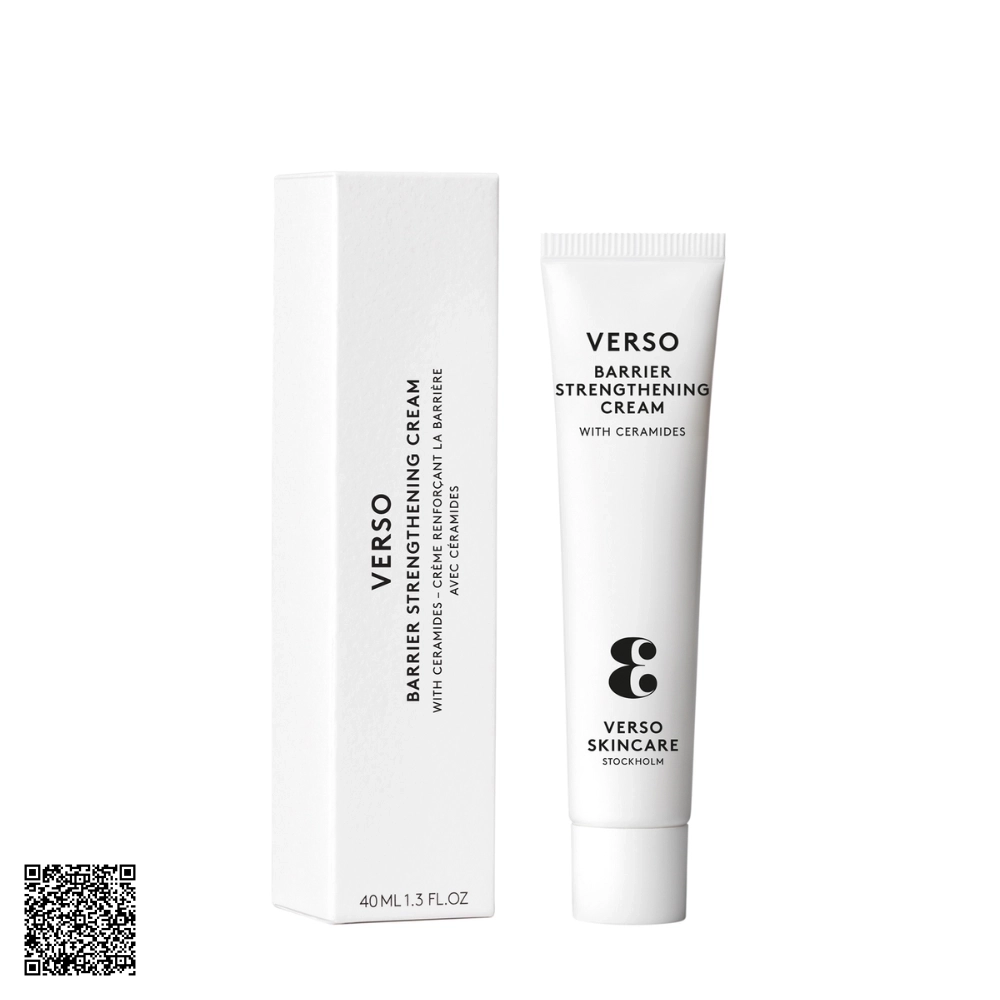 Verso Barrier Strengthening Cream With Ceramides Kem Dưỡng Tăng Cường Hàng Rào Bảo Vệ Da Từ Thụy Điển 40ml