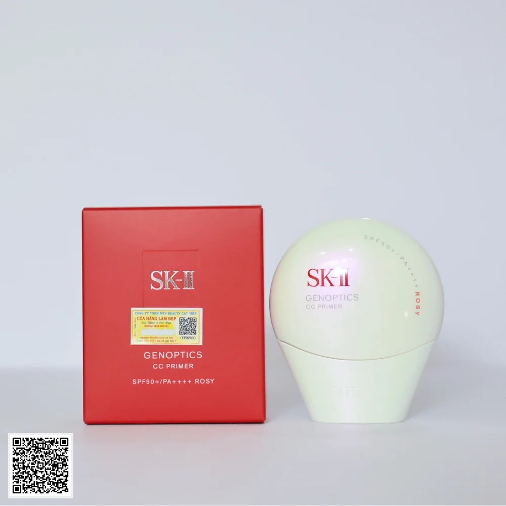 Kem Chống Nắng Trang Điểm SK-II GenOptics CC Primer SPF50+/PA++++ Rosy Nhật Bản 50g