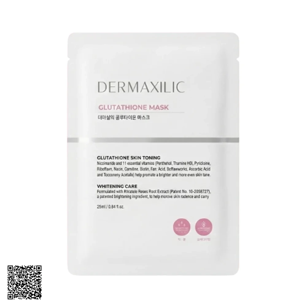 Mặt Nạ Glutathione Mask Dermaxilic Làm Sáng, Cấp Ẩm & Phục Hồi Da Hàn Quốc 1 Miếng