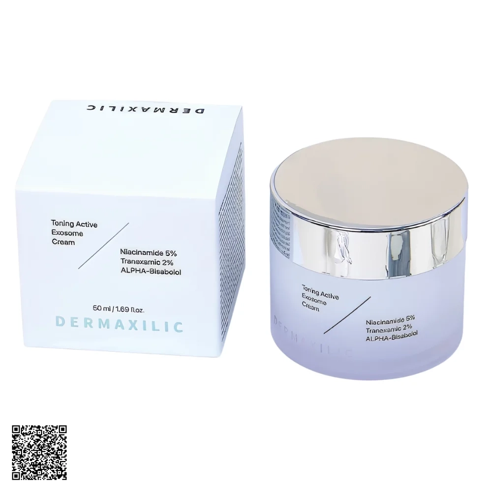 Kem Dưỡng Dermaxilic Toning Active Exosome Ampoule Cream Dưỡng Sáng, Đều Màu Hàn Quốc 50ml