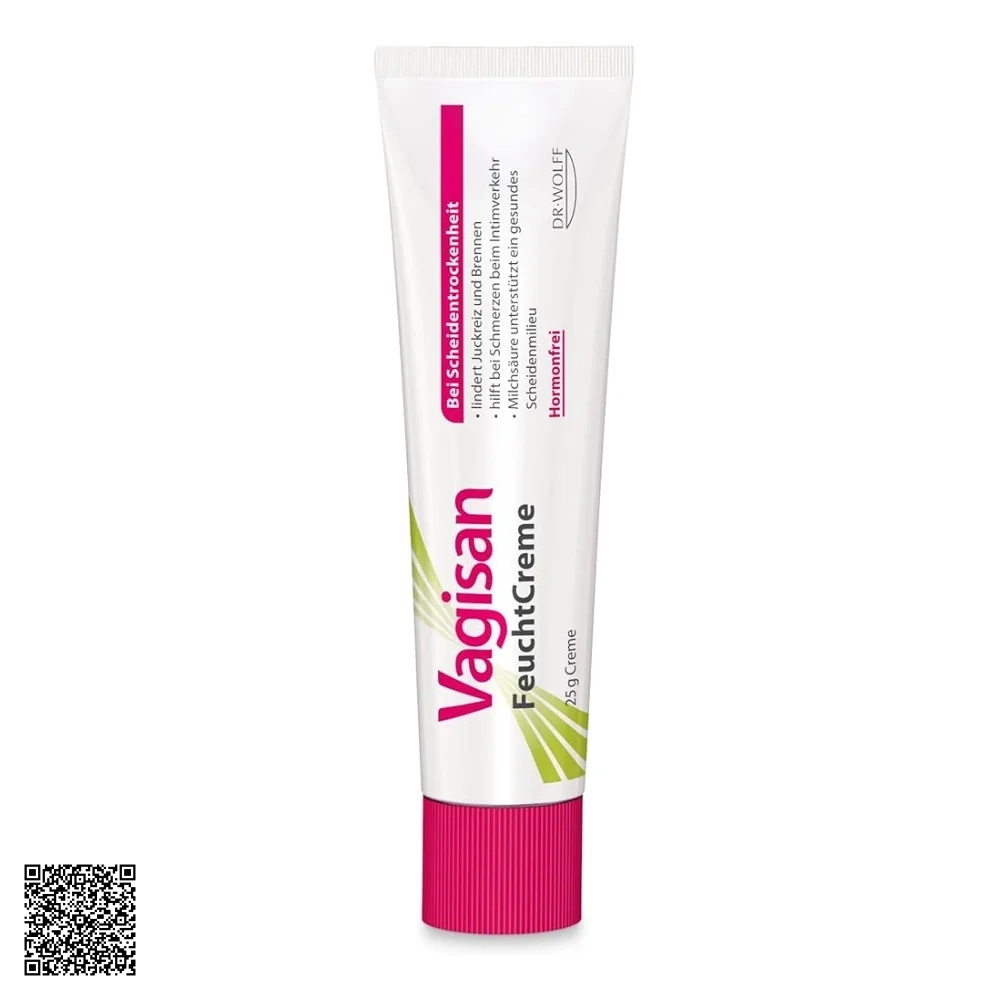 Kem Dưỡng Ẩm Vùng Kín Vagisan FeuchtCreme Cấp Ẩm, Làm Dịu Và Hỗ Trợ Giảm Khô Rát Từ Đức 25g