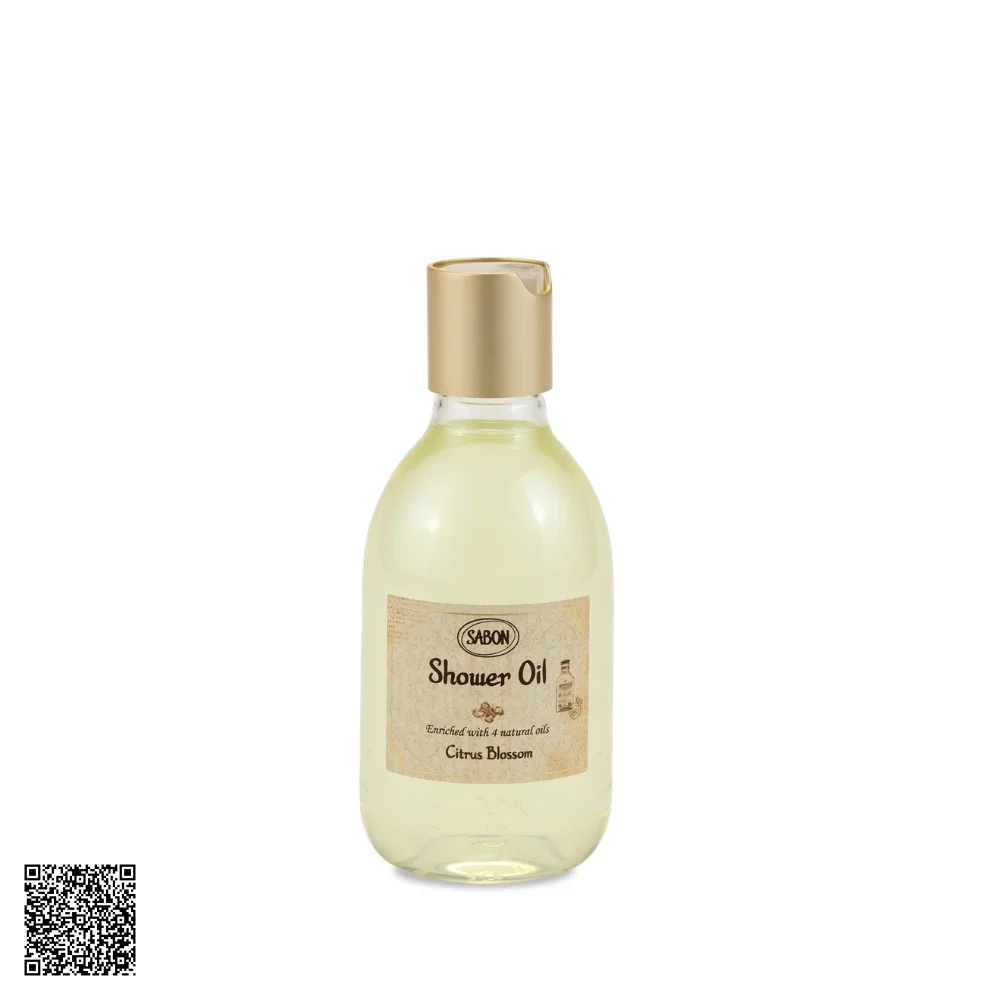 Sữa Tắm SABON Shower Oil Làm Sạch Dịu Nhẹ, Dưỡng Ẩm Mềm Mịn Da Từ Israel 300ml