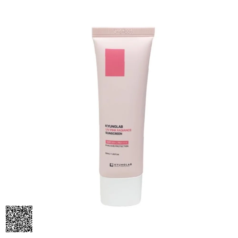 Kem Chống Nắng Kyunglab UV Pink Radiance Sunscreen Trắng Hồng, Sáng Tự Nhiên Hàn Quốc 50ml