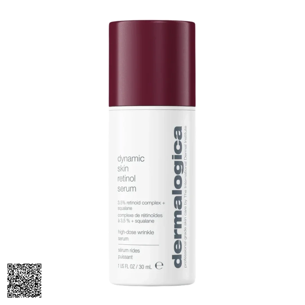 Tinh Chất Dermalogica Dynamic Skin Retinol Serum Retinol 3.5% Hỗ Trợ Chống Lão Hóa Chuyên Sâu Từ Mỹ 30ml
