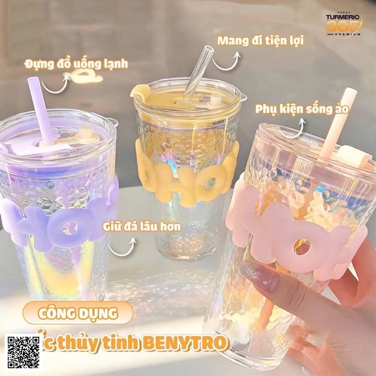 [Quà Tặng] Ly thủy tinh cute
