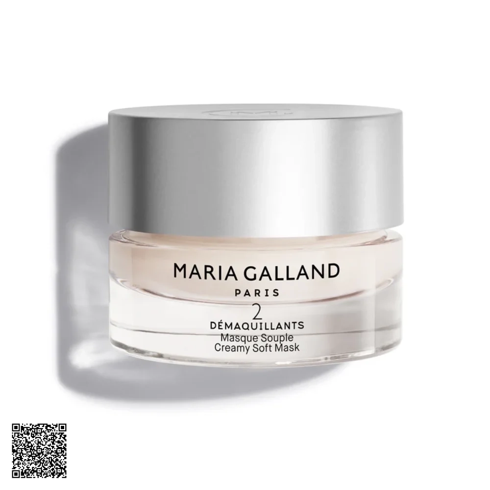 Mặt Nạ Kem Maria Galland 2 Creamy Soft Mask (Masque Souple) Làm Sạch Dịu Nhẹ Và Làm Sáng Da Từ Pháp 50ml