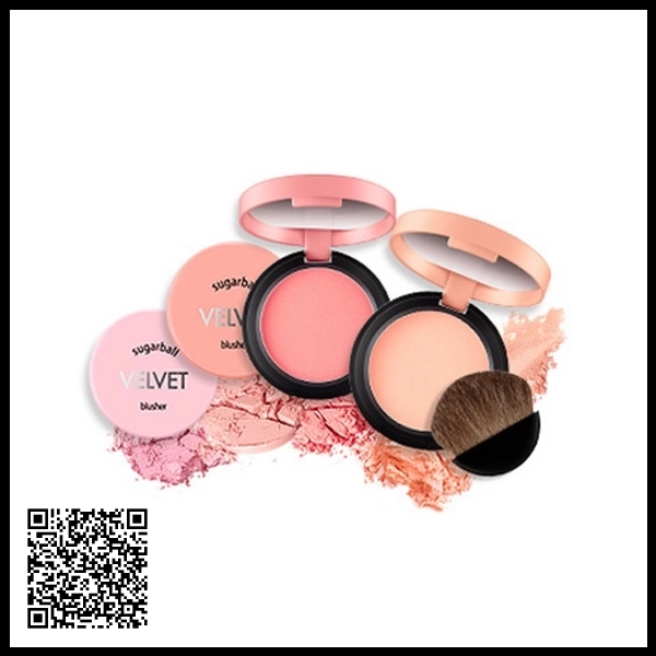 Phấn Má Hồng Aritaum 2 in 1 Sugar Ball Velvet Blusher