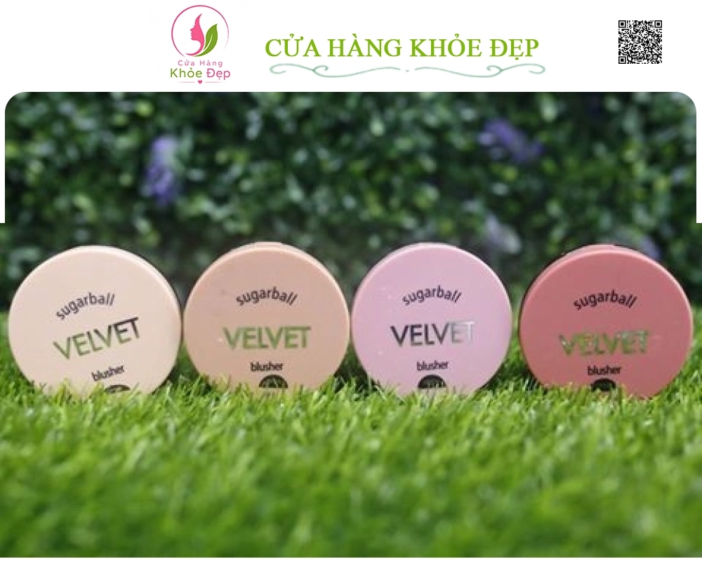 Phấn Má Hồng Aritaum 2 in 1 Sugar Ball Velvet Blusher