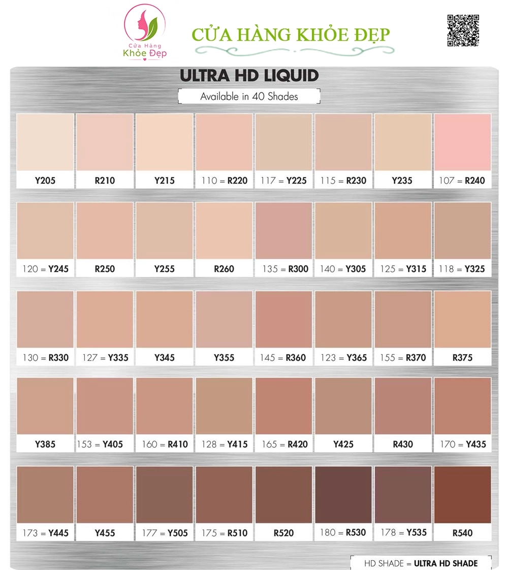 Kem Nền Siêu Mịn Make Up For Ever Ultra HD Foundation