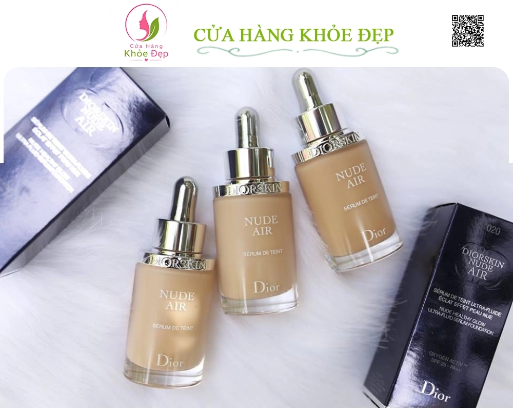Kem Nền Dior Nude Air Serum Foundation