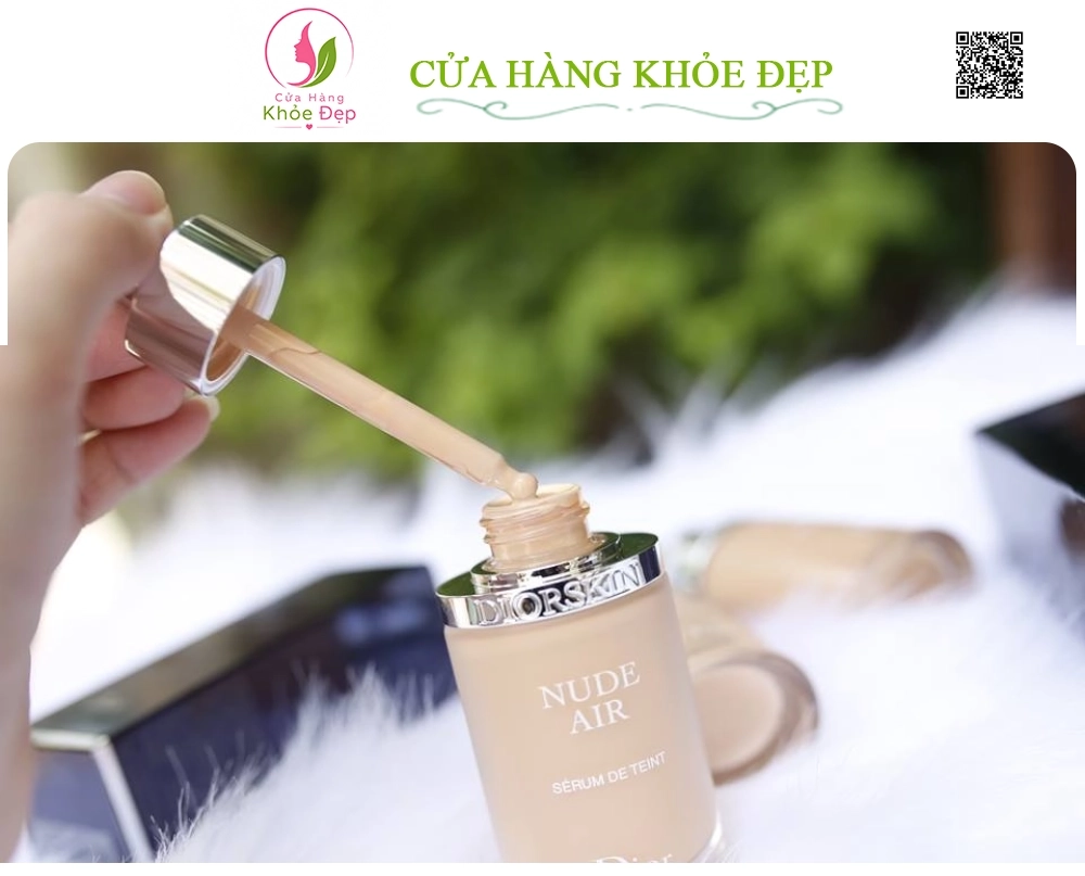 Kem Nền Dior Nude Air Serum Foundation