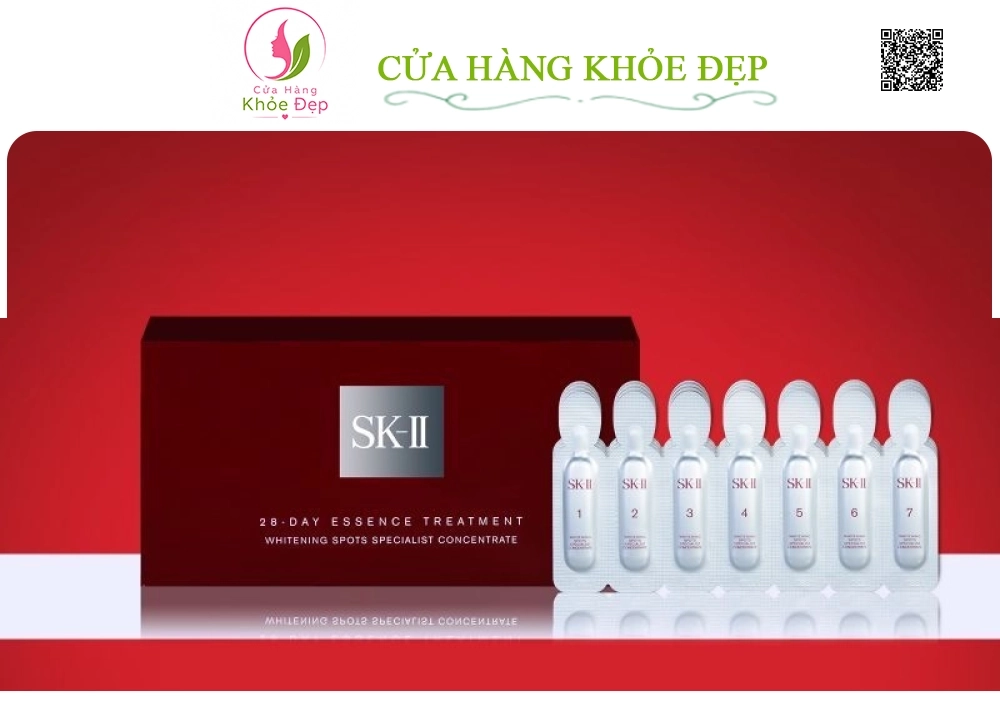 Bộ Mờ Nám 28 ngày SK-II Whitening Spots Specialist Concentrate (Hộp 28 tuýp x 0.5ml)