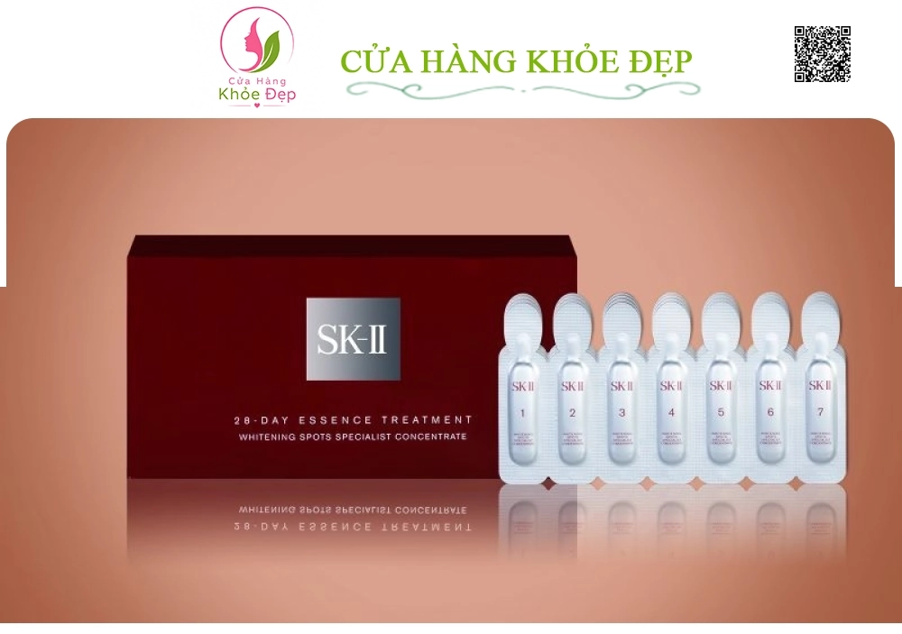 Bộ Mờ Nám 28 ngày SK-II Whitening Spots Specialist Concentrate (Hộp 28 tuýp x 0.5ml)