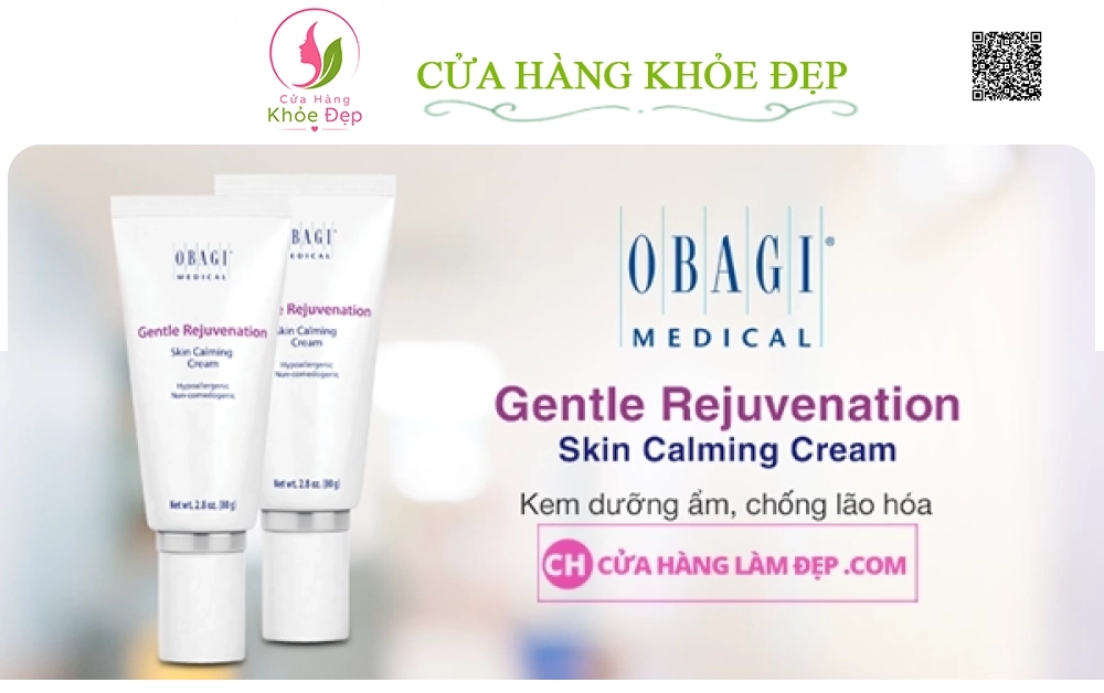Kem Dưỡng Ẩm, Hỗ Trợ Ngừa Lão Hóa Obagi Gentle Rejuvenation Skin Calming Cream