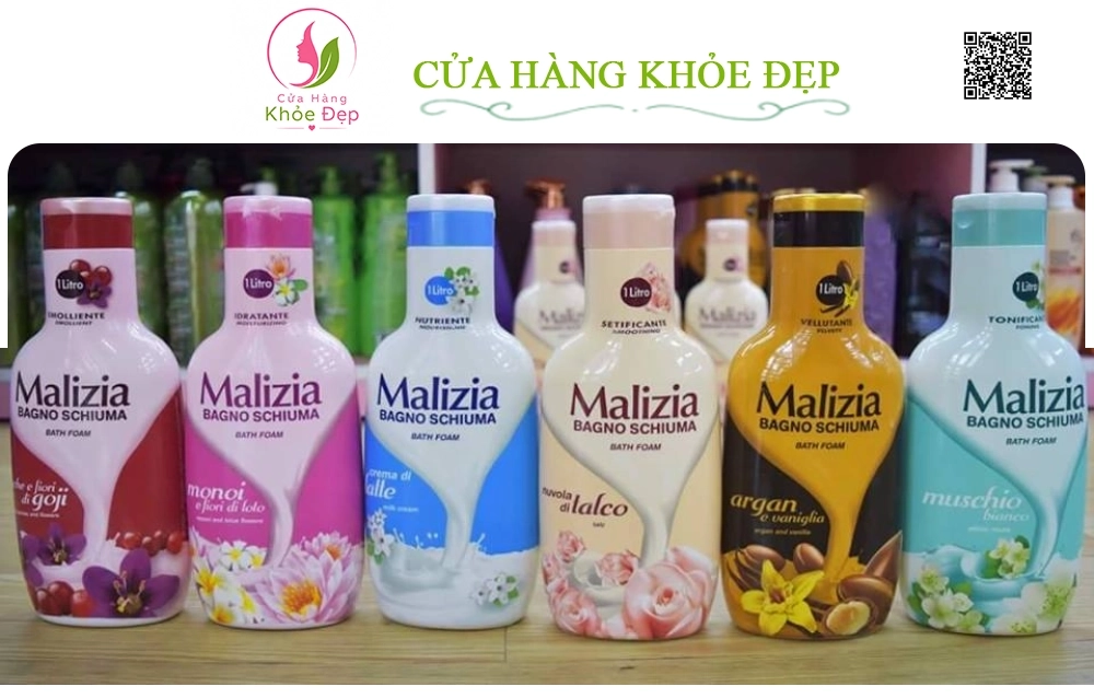 Sữa Tắm Malizia Bagno Schiuma – Mỹ Phẩm Của Ý