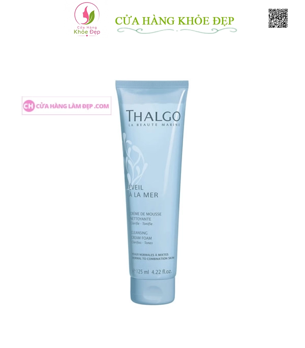 Kem Sữa Rửa Mặt Tẩy Trang Và Tạo Bột Thalgo Cleansing Cream Foam