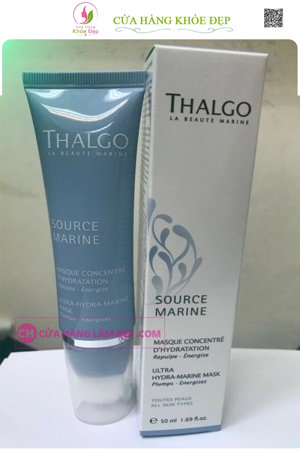 Mặt Nạ Cung Cấp Nước Cho Da Thalgo Ultra Hydra-Marine Mask