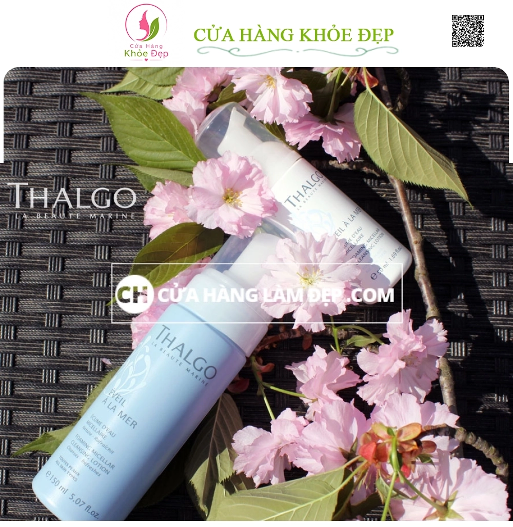 Sữa rửa mặt tạo bọt Thalgo Foaming Marine Cleanser