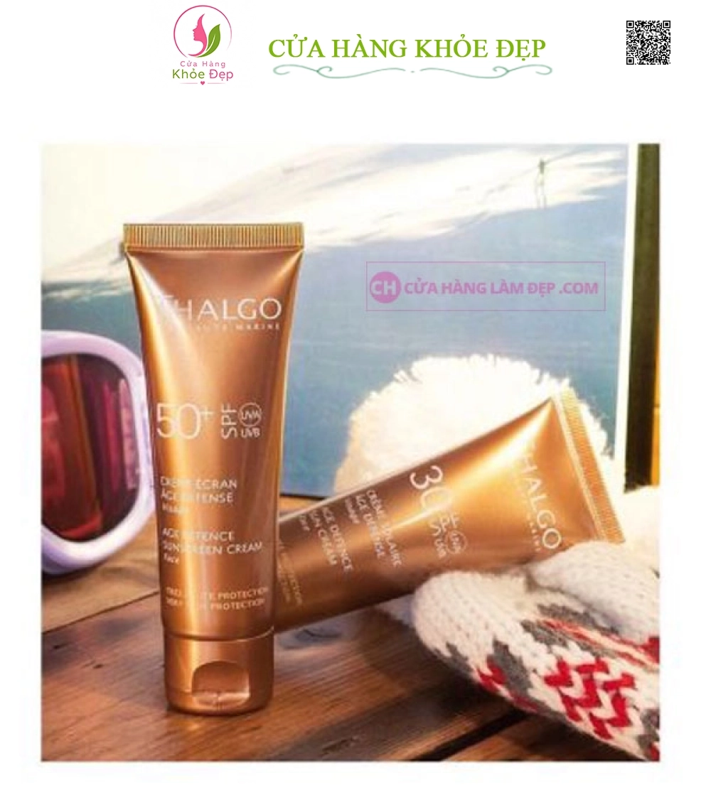 Kem Chống Nắng Thalgo Age Defence Sunscreen Cream SPF50+