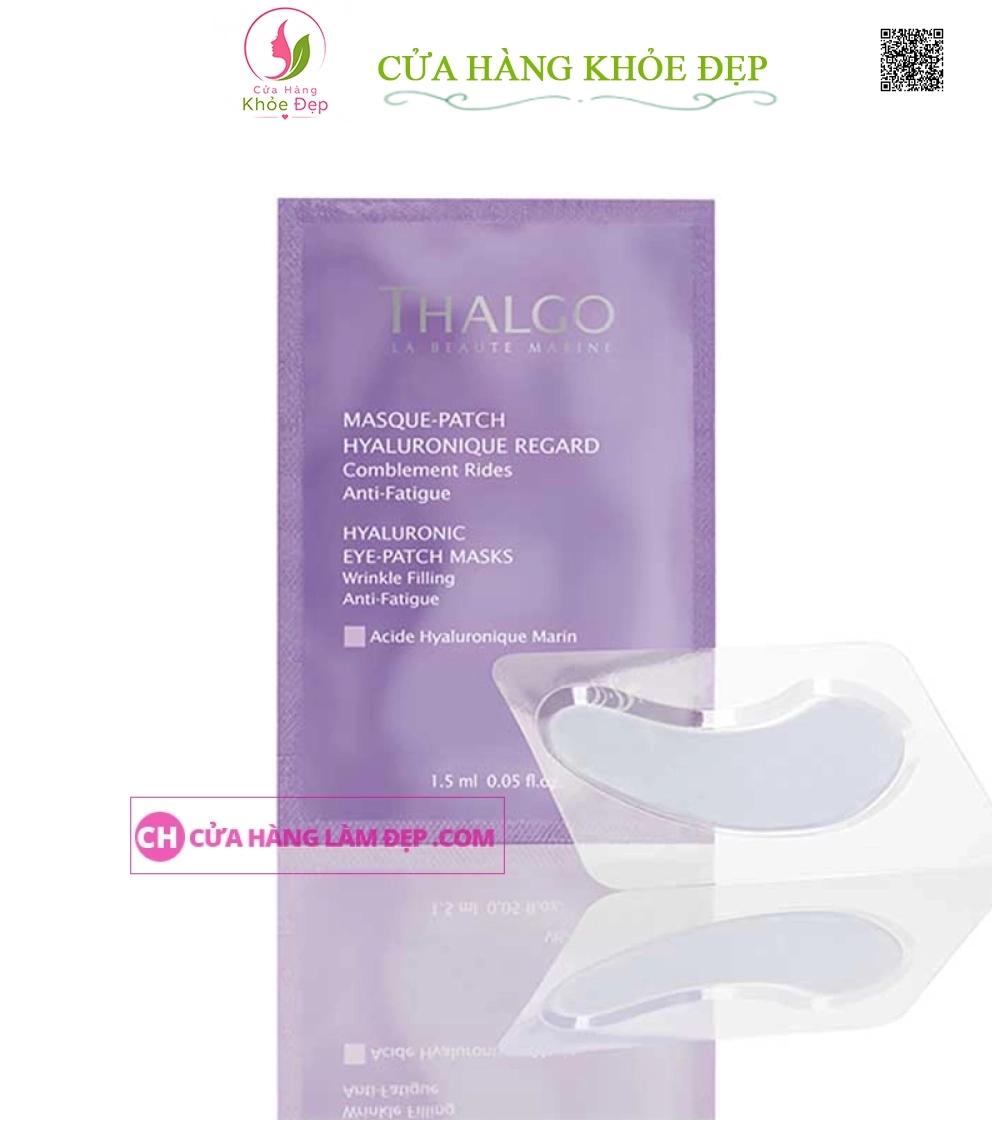 Mặt Nạ Làm Mờ Nếp Nhăn Và Thâm Vùng Mắt Thalgo Hyaluronic Eye Patch Masks