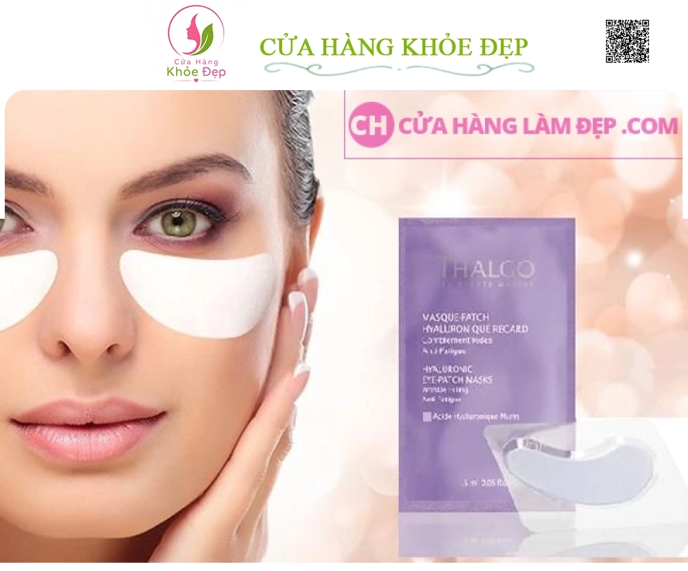 Mặt Nạ Làm Mờ Nếp Nhăn Và Thâm Vùng Mắt Thalgo Hyaluronic Eye Patch Masks