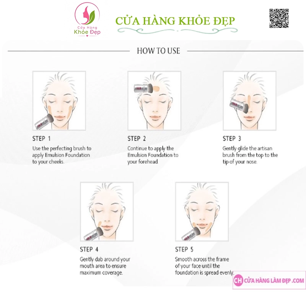 Phấn Kem Nền SK-II Clear Beauty Artisan Brush Foundation Moist