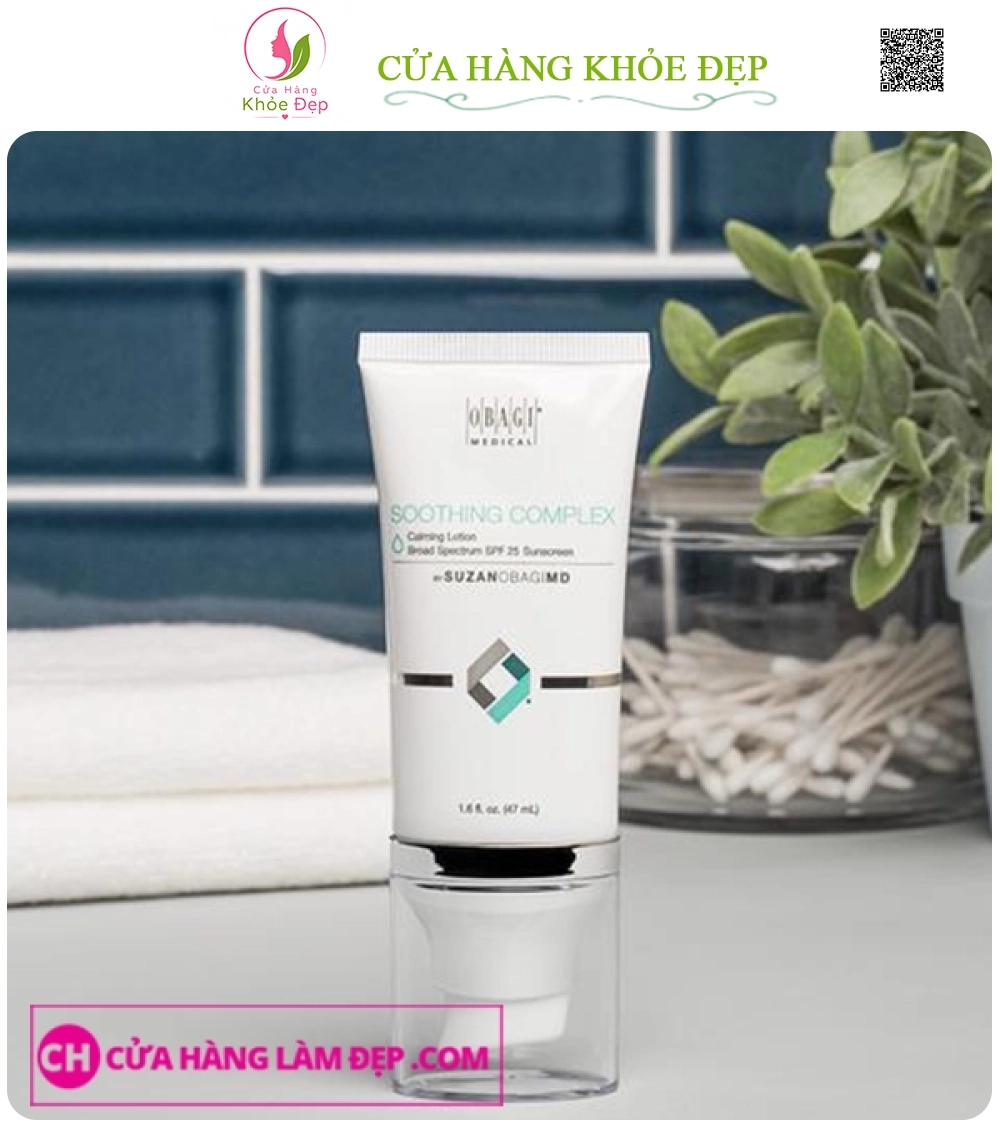 Kem Chống Nắng Phổ Rộng SuzanObagiMD Soothing Complex Calming Lotion Broad Spectrum SPF 25