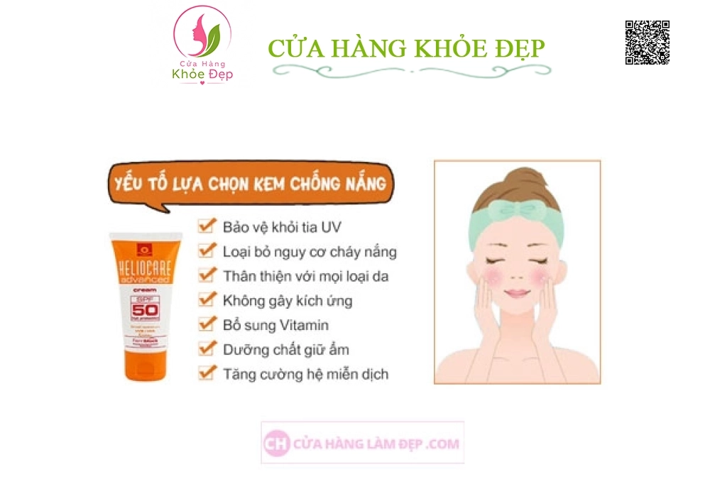 Kem Chống Nắng Dành Cho Da Nhờn, Mụn Heliocare Advanced Gel SPF 50