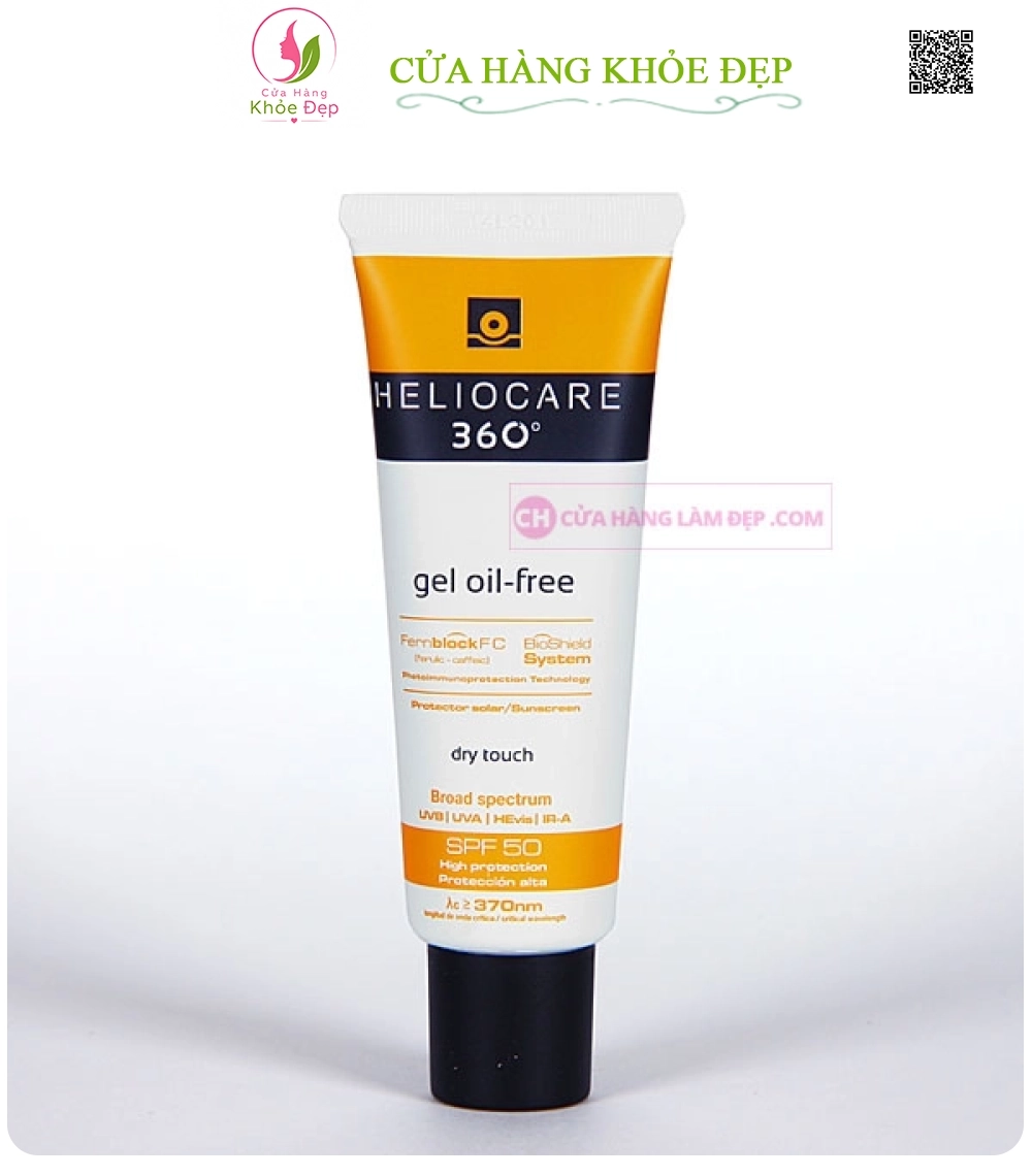 Kem Chống Nắng Heliocare 360 Gel Oil-Free SPF50