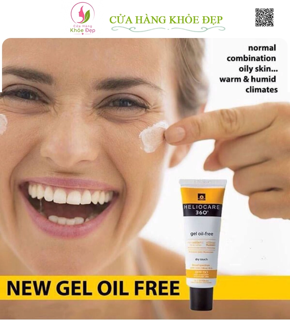 Kem Chống Nắng Heliocare 360 Gel Oil-Free SPF50