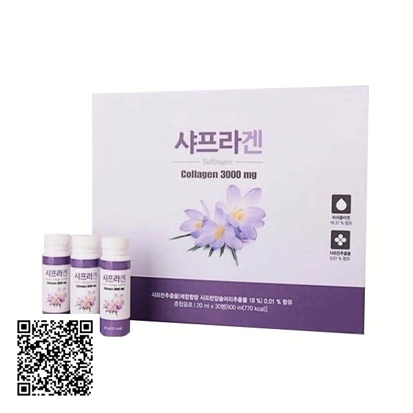 Nước Uống Nhụy Hoa Nghệ Tây Saffron Collagen 3000mg
