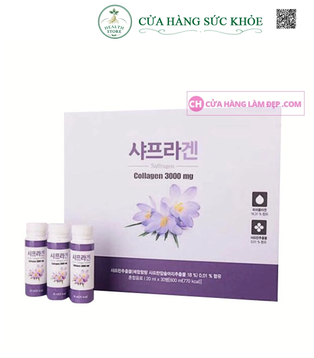 Nước Uống Làm Đẹp Saffon Collagen Hàn Quốc 3000mg