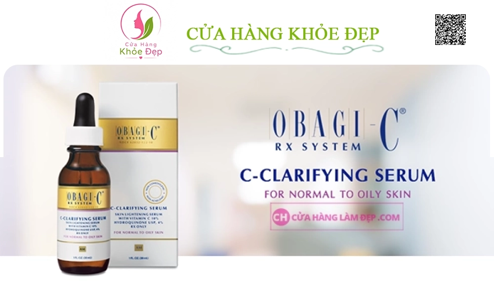 Serum Dưỡng Trắng Da, Hỗ Trợ Ngừa Lão Hóa Obagi-C Rx C-Clarifying Serum