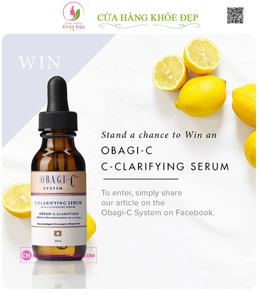 Serum Dưỡng Trắng Da, Hỗ Trợ Ngừa Lão Hóa Obagi-C Rx C-Clarifying Serum
